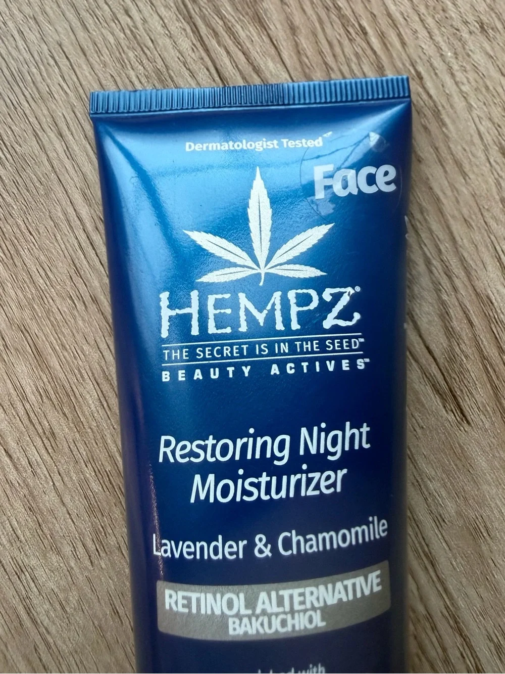 HEMPZ Restoring Night Face Moisturizer Bakuchiol Lavender Chamomile 3 oz Sealed